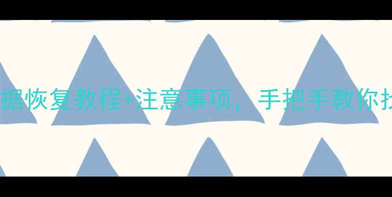 图片 特斯拉车主必看！数据恢复教程+注意事项，手把手教你找回消失的车辆信息1