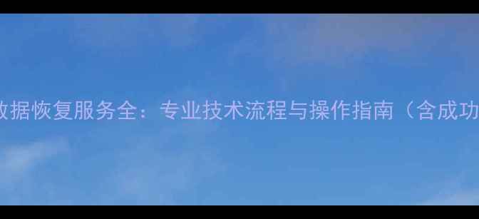 图片 电脑店数据恢复服务全：专业技术流程与操作指南（含成功案例）2
