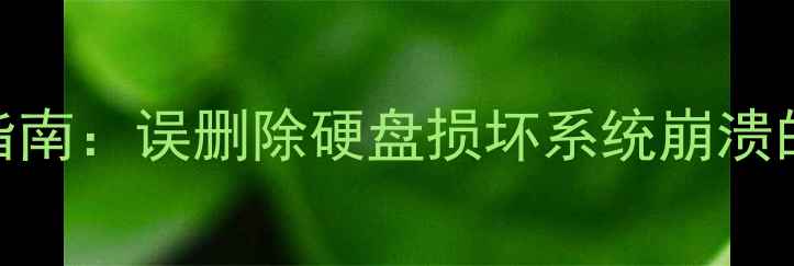 图片 电脑数据恢复快速指南：误删除硬盘损坏系统崩溃的5种高效解决方法2