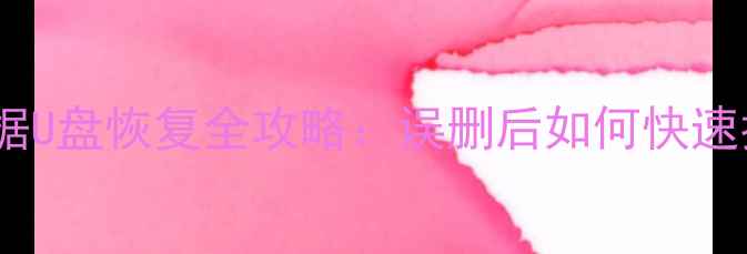 电脑文件手机数据U盘恢复全攻略误删后如何快速找回重要资料