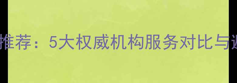 图片 皮山数据恢复公司推荐：5大权威机构服务对比与避坑指南（最新）1