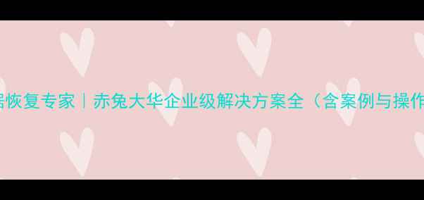 图片 监控数据恢复专家｜赤兔大华企业级解决方案全（含案例与操作指南）1