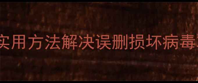 图片 相机卡数据恢复全攻略：5种实用方法解决误删损坏病毒攻击问题（附专业工具推荐）