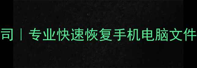 图片 石家庄电脑数据恢复公司｜专业快速恢复手机电脑文件｜免费检测24小时服务