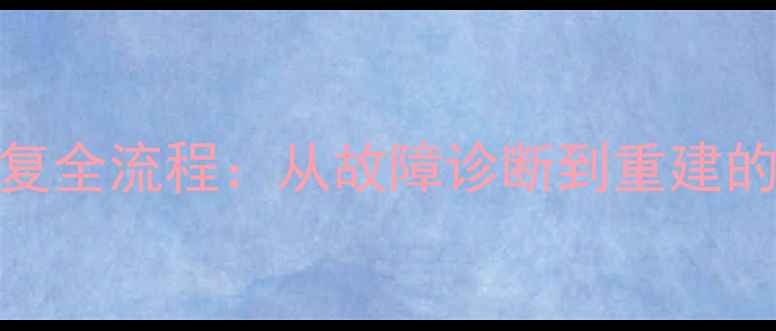 图片 硬RAID数据恢复全流程：从故障诊断到重建的7步专业方案2
