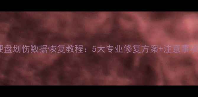 图片 硬盘划伤数据恢复教程：5大专业修复方案+注意事项2