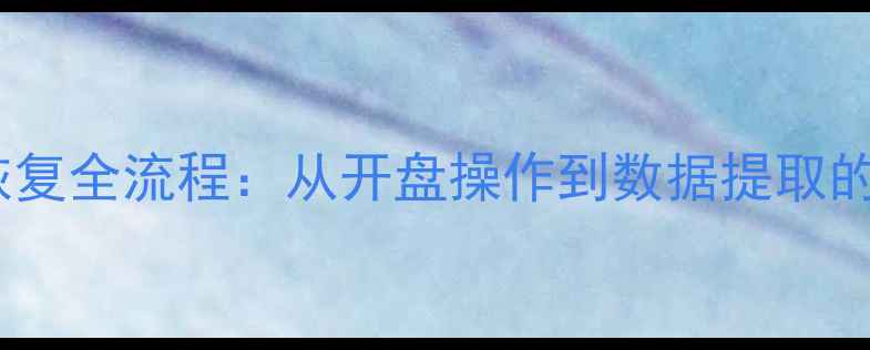 图片 硬盘开盘数据恢复全流程：从开盘操作到数据提取的12步专业指南1