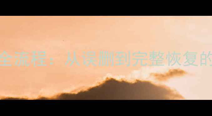 图片 硬盘数据恢复全流程：从误删到完整恢复的7步操作指南2