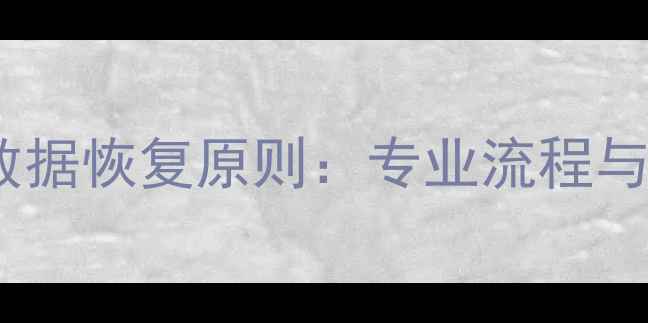 福州服务器数据恢复原则专业流程与注意事项全