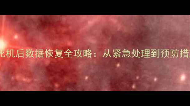 管家婆系统死机后数据恢复全攻略从紧急处理到预防措施完整指南