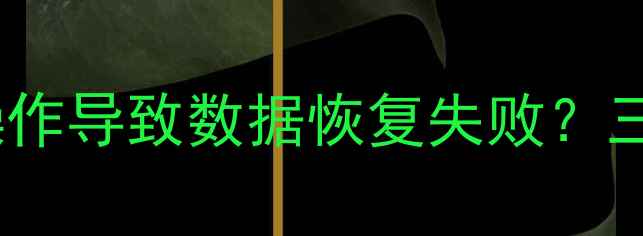 图片 系统降级后数据丢失？误操作导致数据恢复失败？三步教你高效找回重要文件1