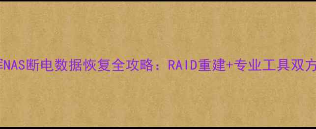 图片 群晖NAS断电数据恢复全攻略：RAID重建+专业工具双方案1