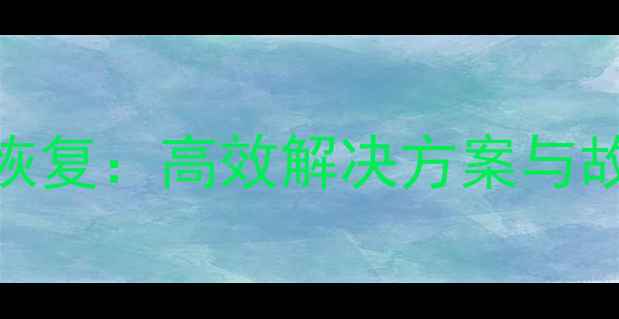 群辉RAID1数据恢复高效解决方案与故障处理全流程