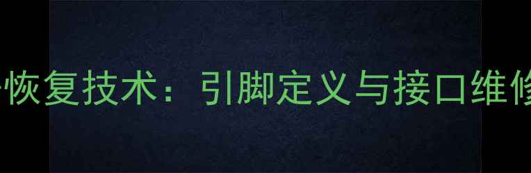 芯片级数据恢复技术引脚定义与接口维修实战指南