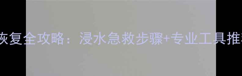 苹果5泡水后数据恢复全攻略浸水急救步骤专业工具推荐附图文教程
