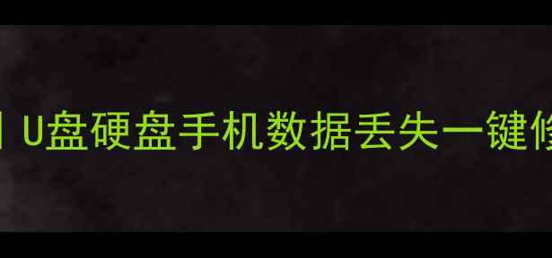 西安专业数据恢复服务U盘硬盘手机数据丢失一键修复24小时紧急救援
