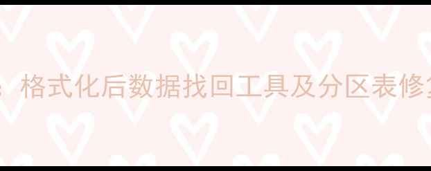 图片 误删文件恢复教程：格式化后数据找回工具及分区表修复全指南（最新）1
