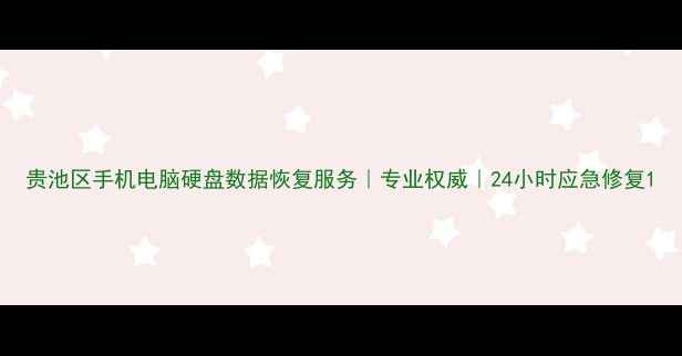 图片 贵池区手机电脑硬盘数据恢复服务｜专业权威｜24小时应急修复1