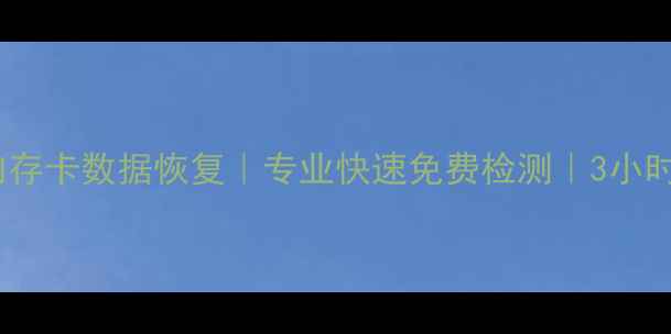 图片 郑州相机内存卡数据恢复｜专业快速免费检测｜3小时极速修复1