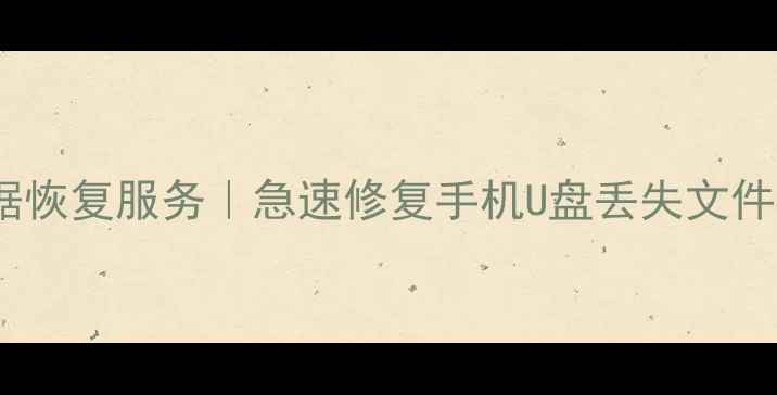 图片 郴州专业内存卡数据恢复服务｜急速修复手机U盘丢失文件｜24小时应急处理2