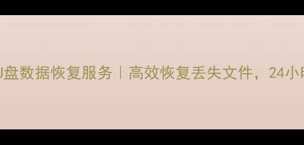 鄢陵县专业U盘数据恢复服务高效恢复丢失文件24小时应急响应