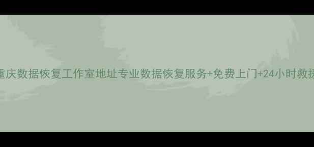 重庆数据恢复工作室地址专业数据恢复服务免费上门24小时救援