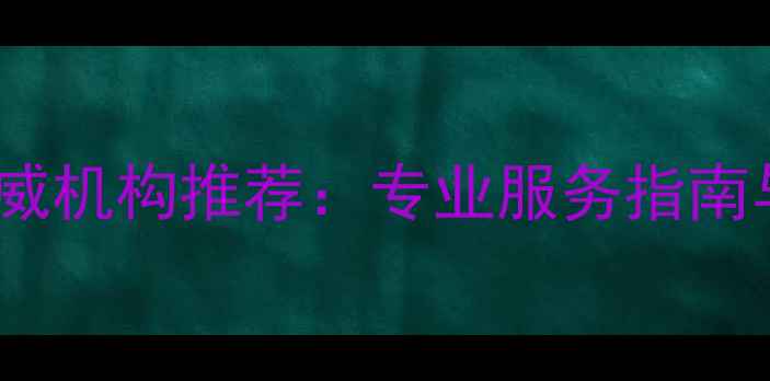 图片 重庆数据恢复权威机构推荐：专业服务指南与快速解决方案2