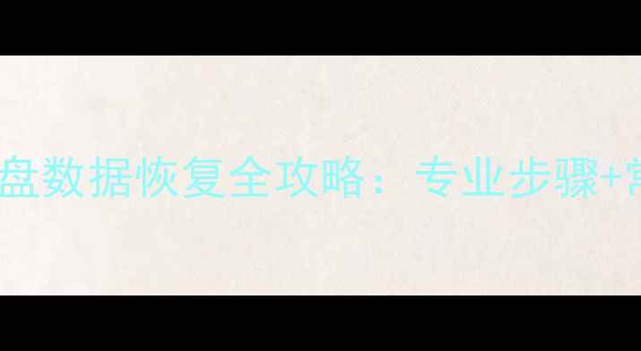 图片 金士顿U盘数据恢复全攻略：专业步骤+常见问题