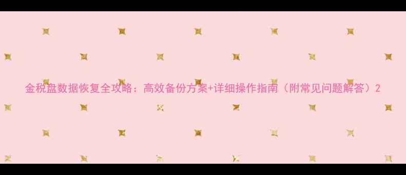 图片 金税盘数据恢复全攻略：高效备份方案+详细操作指南（附常见问题解答）2