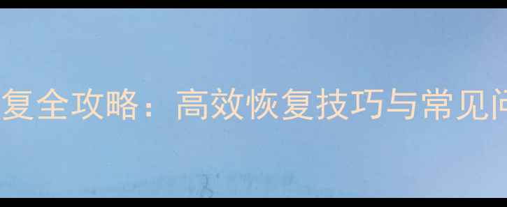 图片 金税盘数据恢复全攻略：高效恢复技巧与常见问题解决方案1