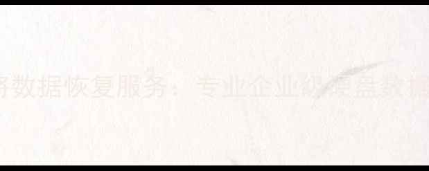 图片 铁甲影驰战将数据恢复服务：专业企业级硬盘数据恢复方案全2