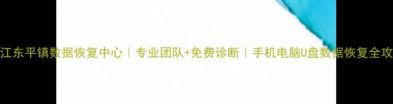 图片 阳江东平镇数据恢复中心｜专业团队+免费诊断｜手机电脑U盘数据恢复全攻略