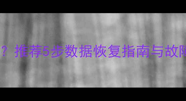 图片 阿里云服务器宕机数据丢失？推荐5步数据恢复指南与故障应急方案（附实操案例）1