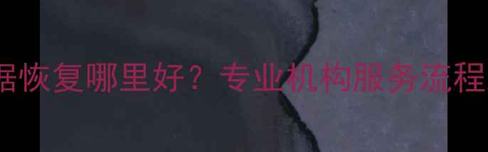 图片 高密手机数据恢复哪里好？专业机构服务流程及费用全！1