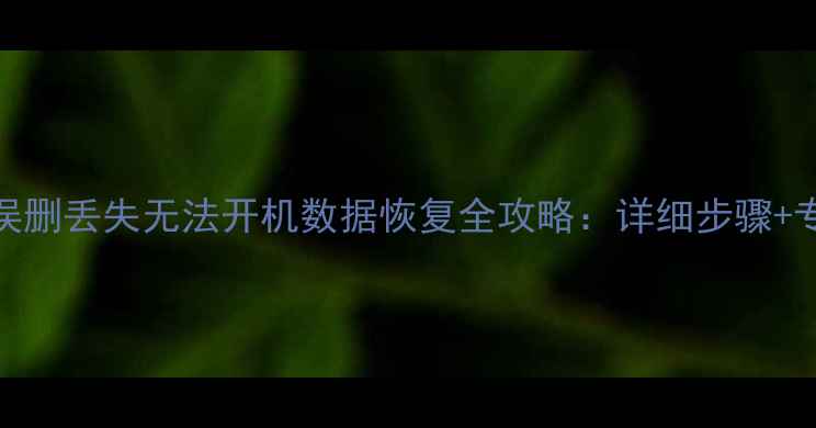 图片 魅族16s手机误删丢失无法开机数据恢复全攻略：详细步骤+专业工具推荐1