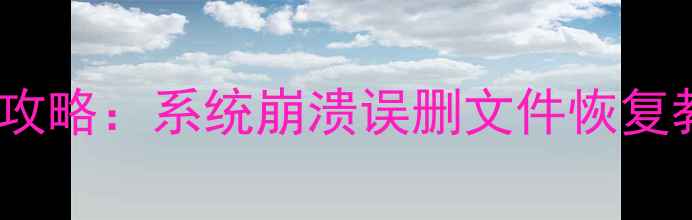 图片 魅族手机数据恢复全攻略：系统崩溃误删文件恢复教程（附实操步骤）1