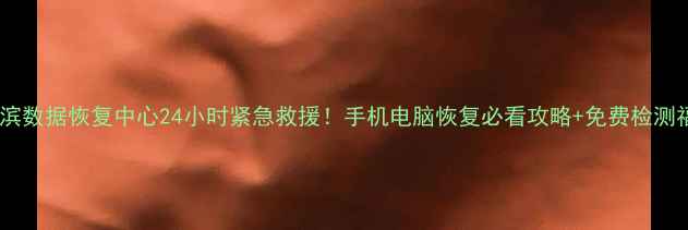 图片 🌟哈尔滨数据恢复中心24小时紧急救援！手机电脑恢复必看攻略+免费检测福利🌟1