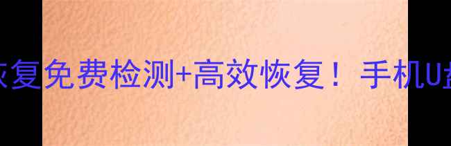 图片 🌟海口电脑文件数据恢复免费检测+高效恢复！手机U盘恢复教程大公开📁💻
