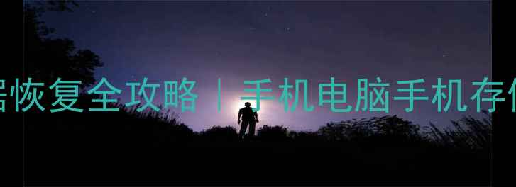 4G大文件数据恢复全攻略手机电脑手机存储卡故障必看