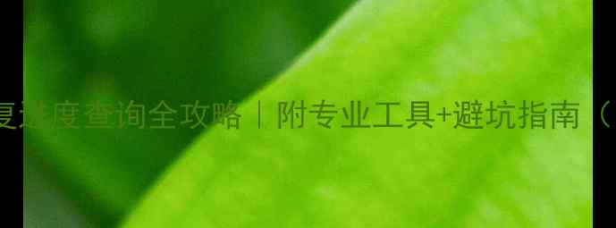 图片 📀移动硬盘数据恢复进度查询全攻略｜附专业工具+避坑指南（附真实恢复案例）1