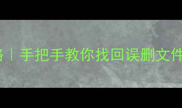 图片 📁免费教程金山账号数据恢复全攻略｜手把手教你找回误删文件聊天记录云端备份（附避坑指南）1