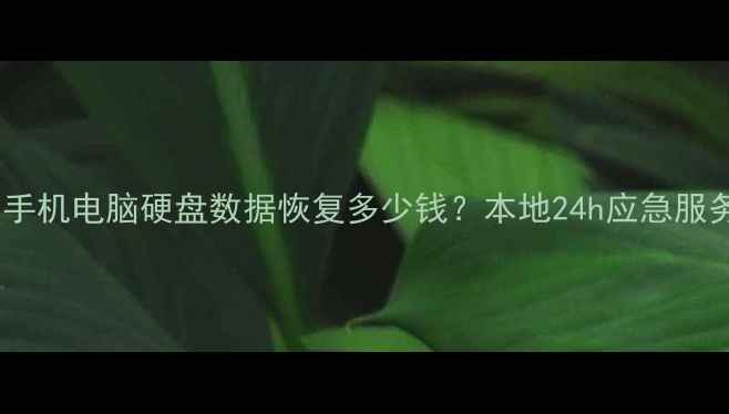 西安赛格数据恢复手机电脑硬盘数据恢复多少钱本地24h应急服务全场景解决方案