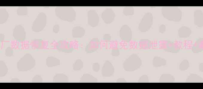 图片 📌4S店原厂数据恢复全攻略：如何避免数据泄露+教程+避坑指南2