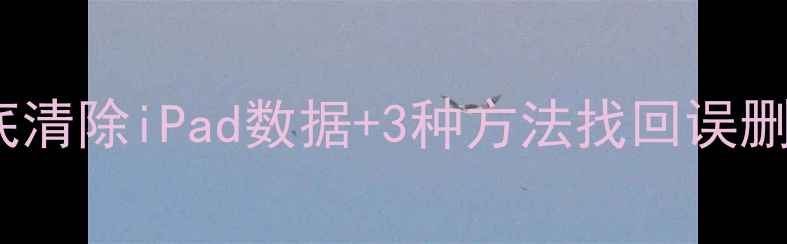 图片 📱iPad数据恢复全攻略彻底清除iPad数据+3种方法找回误删内容（附苹果官方教程）2