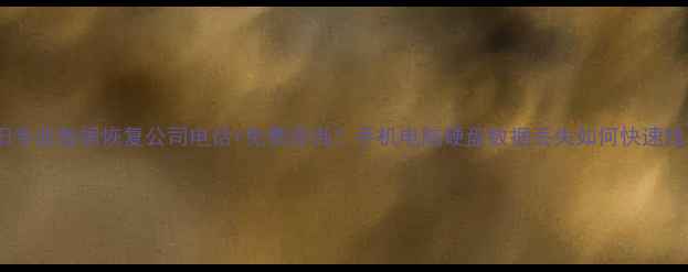图片 📱安阳专业数据恢复公司电话+免费咨询！手机电脑硬盘数据丢失如何快速找回？1