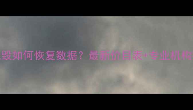 手机CPU烧毁如何恢复数据最新价目表专业机构操作指南