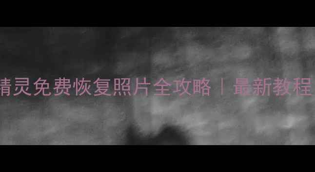 图片 📱手机数据恢复精灵免费恢复照片全攻略｜最新教程（附真实案例）1