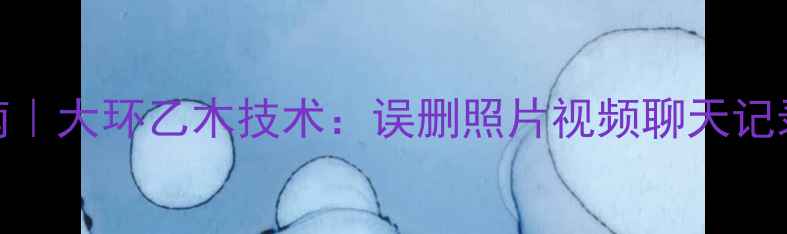 图片 📱手机数据恢复避坑指南｜大环乙木技术：误删照片视频聊天记录秒恢复（附免费教程）