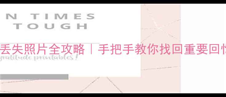 手机电脑ID恢复丢失照片全攻略手把手教你找回重要回忆附免费工具