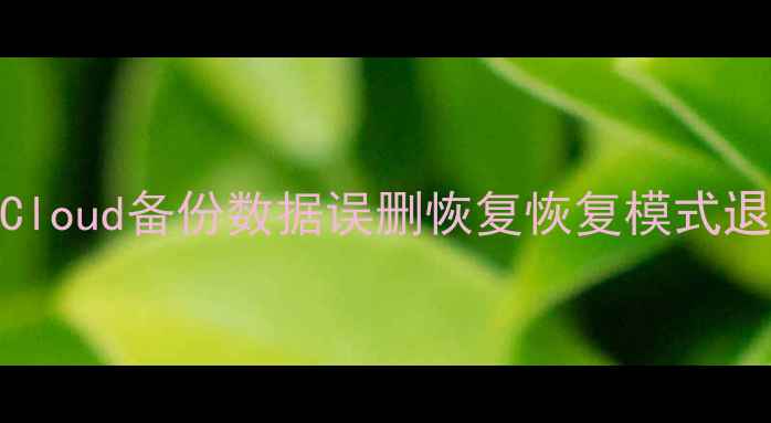 图片 📱苹果7数据恢复全攻略✅iCloud备份数据误删恢复恢复模式退出技巧（附免费工具）📱💾